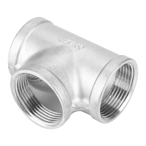 304 Edelstahl T-Stück DN32 1-1/4" 2