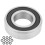 10x Kugellager 6004-2RS, 20x42x12 mm, Gummidicht 4