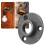 10pc Black Malleable Iron Floor Flange BSP DN20 2