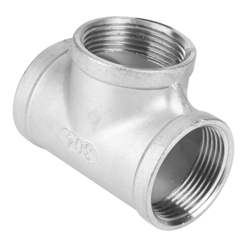 304 Edelstahl T-Stück DN32 1-1/4" 1