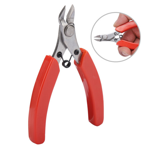 107F1 Mini Electronic Diagonal Pliers Cable Side Cutter Wire Tool 2