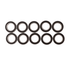 10x Kugellager 6802RS 15x24x5mm Gummidicht