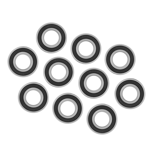 10x Kugellager 6004-2RS, 20x42x12 mm, Gummidicht 1