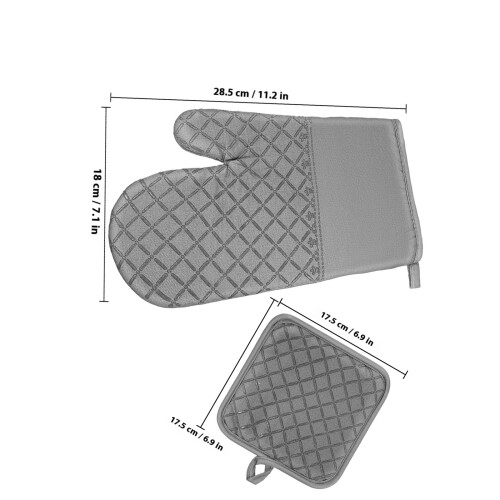 Pot Hot Backhandschuhe Miss 28,5x18x2 Cm Grau 1