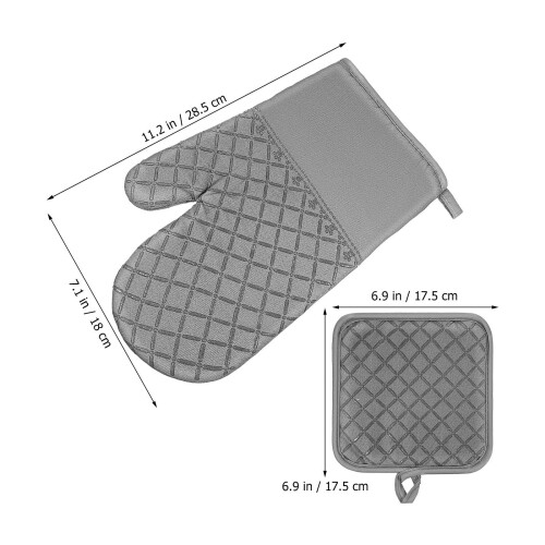 Pot Hot Backhandschuhe Miss 28,5x18x2 Cm Grau 2