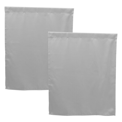 Farmhouse Spitzenvorhänge Für Grau Polyester 2er Set