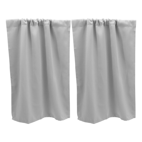 Farmhouse Spitzenvorhänge Für Grau Polyester 2er Set 1