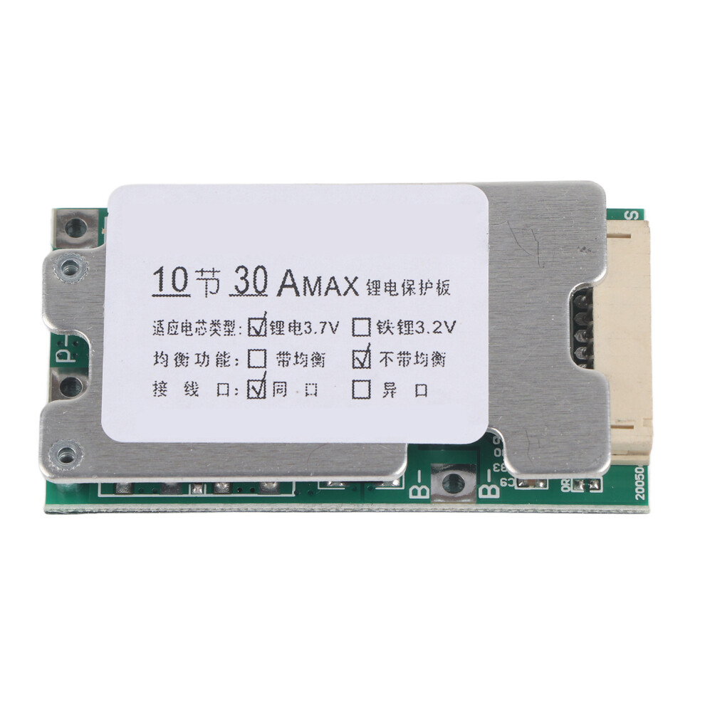 10S 36V 30A Lithium Battery Protection Board 3.7V Li-Ion Bms Pcb 323163246093