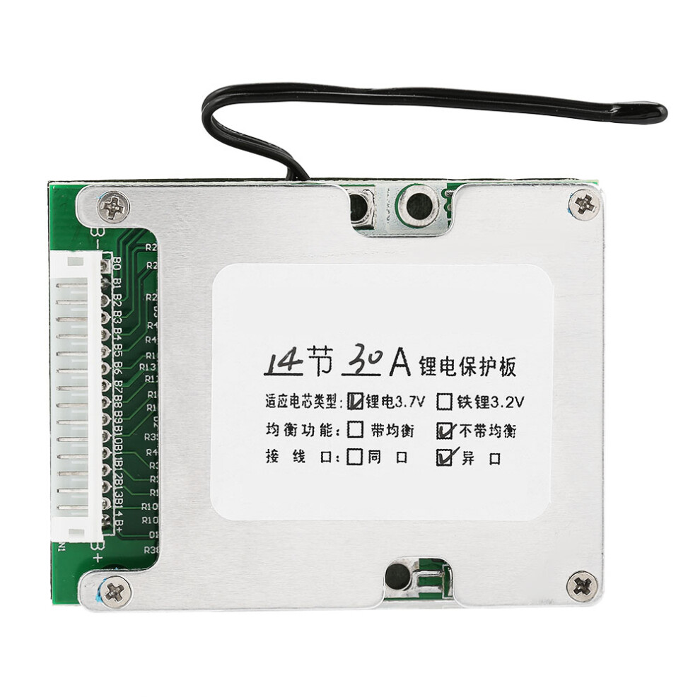 14S 30A Lithium Battery Protection Board 3.7V Li-Ion Bms Pcb 323163246109