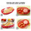 6 Stk. Hamburger Couchtisch Tablett Tabletts Rot 8