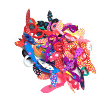 20 Häschenohr Elastische Haar-Scrunchies Für Kinder