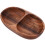 Kitchen Schalen Mit Fächern Geteilter Holzteller Dunkelbraun 1 Set 9
