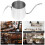 Silver Stainless Steel Coffee Kettle Ergonomic Handle Home Use 2