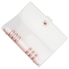 Worgeous A5 Transparenter PVC Schnellhefter Mit Druckknopfverschluss