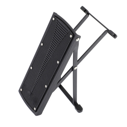 Gitarrenpedal Tritthocker Fußablage Rack Beinstütze Grim Black