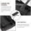 Gitarrenpedal Tritthocker Fußablage Rack Beinstütze Grim Black 6