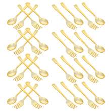 120 Gold Besteck Silberware