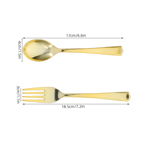 120 Gold Besteck Silberware 2