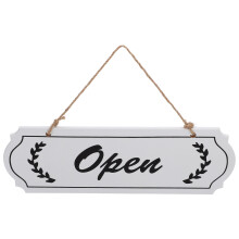 Raindrops Restaurant Open Schild Aus Holz Türschild Büro