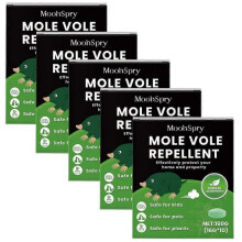 (5pcs)Ground Mole Prevention Vole Away For Outdoors Fast-Acting Long-Lasting Mole Repeller Pills For Yard Garage Camping Garden Lawn