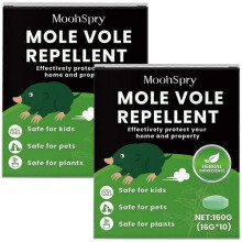 (2pcs)Ground Mole Prevention Vole Away For Outdoors Fast-Acting Long-Lasting Mole Repeller Pills For Yard Garage Camping Garden Lawn