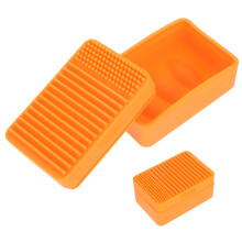 Seifenspender Mit Deckel Silikon Orange 1 Satz Staubschutz