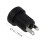 1 . 24- . DC Netzanschluss Buchse Mit Muttern Adapter Schwarz 9