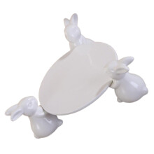 1St Cartoon Hase Keramik Kuchen Tablett