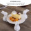 1St Cartoon Hase Keramik Kuchen Tablett 11