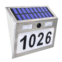 1Set Solar Türnummernleuchte Wand Induktionsleuchte
