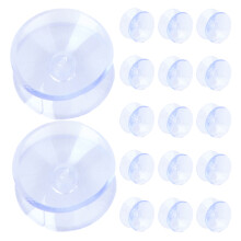30 Kleine Saugnapfmatte 3x3x1 Cm Transparent