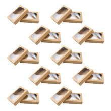 20Stück Kraft Kuchenboxen Mit Für Desserts Gebäck