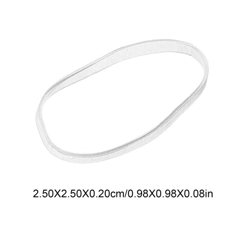 300 Transparente Elastische Haargummis Für Und 1