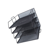 Bins Mit Deckel Design Aktenkorb 34*26 Cm Schwarz