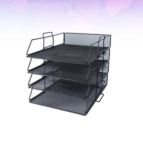 Bins Mit Deckel Design Aktenkorb 34*26 Cm Schwarz 1