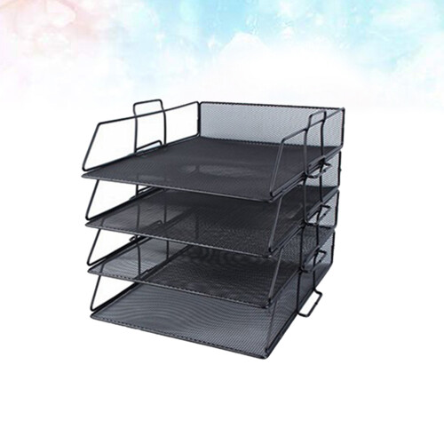 Bins Mit Deckel Design Aktenkorb 34*26 Cm Schwarz 2