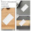 10 Doppelseitige Klebepads Schaumstoffquadrate Klebeband 9