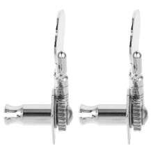 2 E Gitarren Bass 8,80x4,50x4,50 Cm Silber