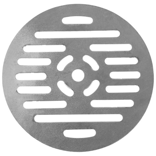 Runder Ablaufdeckel Stahl Mit Stopfen 1