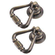 2Stk Bronze Schubknauf Türgriff Mit Schraube