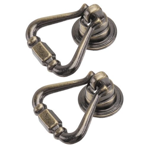 2Stk Bronze Schubknauf Türgriff Mit Schraube