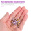 Garment Rivet Sewing Supplies Purple 200pcs 11