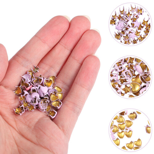 Garment Rivet Sewing Supplies Purple 200pcs 2