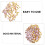 Garment Rivet Sewing Supplies Purple 200pcs 6