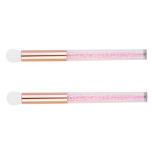 2Stk. Eye Shadow Brush Lidschatten Make-up Werkzeug Rosa
