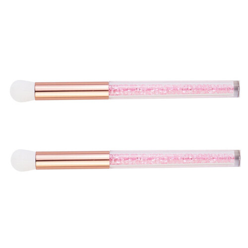 2Stk. Eye Shadow Brush Lidschatten Make-up Werkzeug Rosa