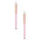 2Stk. Eye Shadow Brush Lidschatten Make-up Werkzeug Rosa 9