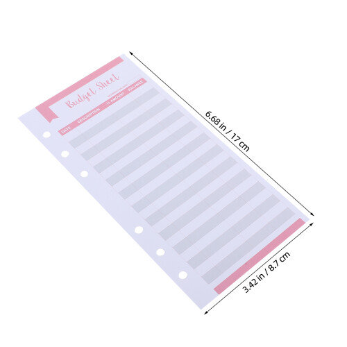 40Pcs Expense Tracking Budget Cards High-Quality Paper Assorted Colors 2