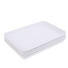 White Dessert Schüssel Teller 4 8,1x5,7 Zoll