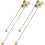 2 Blumen Vorhangbindung Verstellbar Textilband 1